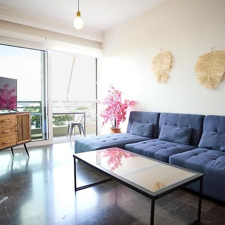 Panoramic White Blue Daire Sakız Dış mekan fotoğraf